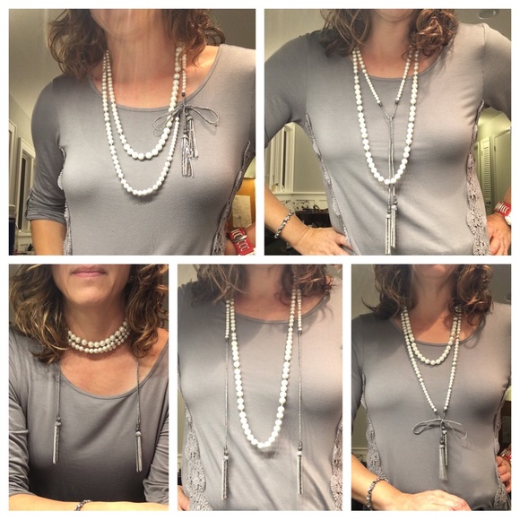 Stella & Dot Mara Pearl Necklace - Picture 3 of 4